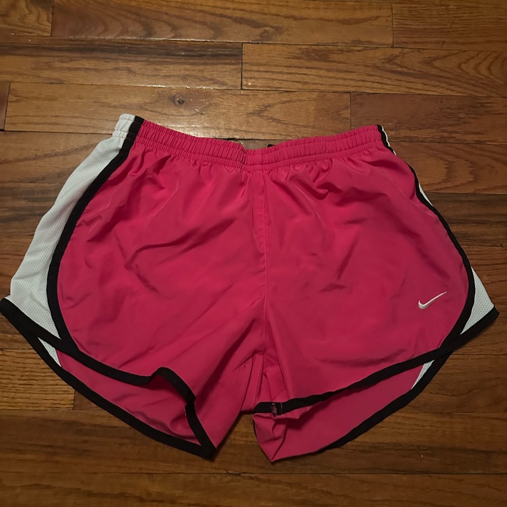 Nike Kids' Fuchsia and Black Sports Shorts